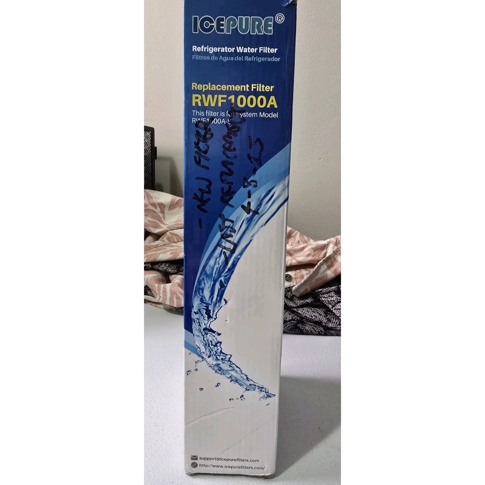 Icepure RWF1000A 2-Pack Refrigerator Water Replacement‎ Filters New & Sealed